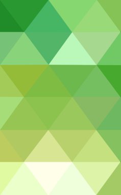 Üçgenler ve degrade origami tarzı oluşur yeşil köşeli tasarım deseni.