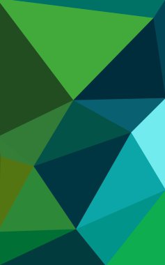 Üçgenler ve degrade origami tarzı oluşur çok renkli koyu yeşil, sarı, turuncu poligonal tasarım deseni.