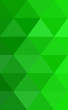 Üçgenler ve degrade origami tarzı oluşur yeşil köşeli tasarım deseni.