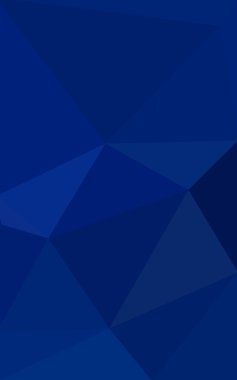 Üçgenler ve degrade origami tarzı oluşur koyu mavi köşeli tasarım deseni.