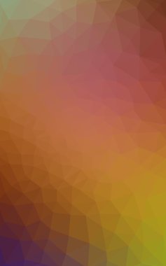 Üçgenler ve degrade origami tarzı oluşur çok renkli köşeli tasarım deseni.