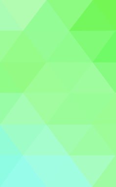 Üçgenler ve degrade origami tarzı oluşur yeşil köşeli tasarım deseni.