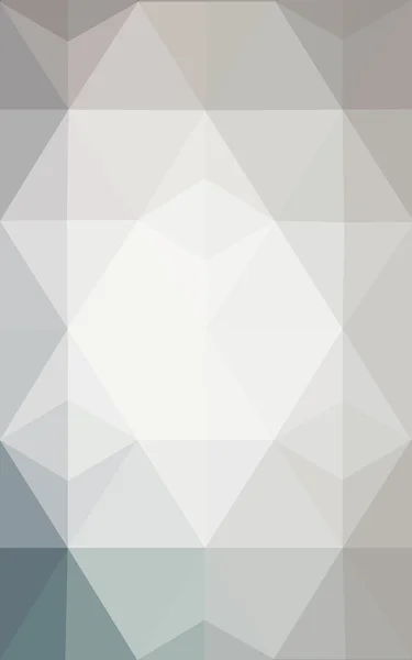 Gray polygonal design pattern, which consist of triangles and gradient in origami style. — Stock Photo, Image