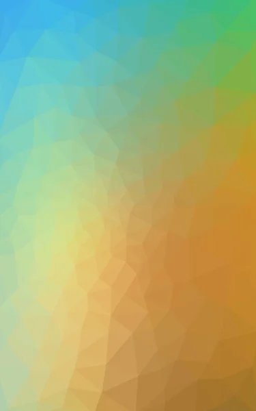 Multicolor green, blue polygonal design pattern, which consist of triangles and gradient in origami style. — Stock Photo, Image