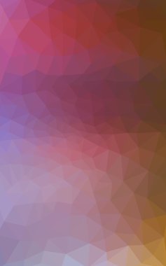 Üçgenler ve degrade origami tarzı oluşur çok renkli köşeli tasarım deseni.