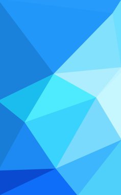 Üçgenler ve degrade origami tarzı oluşur mavi köşeli tasarım deseni.