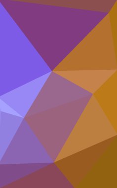 Üçgenler ve degrade origami tarzı oluşur çok renkli pembe, sarı poligonal tasarım deseni.