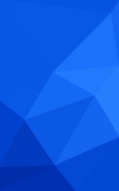 Üçgenler ve degrade origami tarzı oluşur mavi köşeli tasarım deseni.