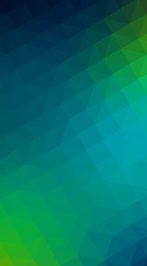 Çok renkli koyu mavi, sarı, turuncu poligonal tasarım illustrati