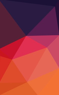 Üçgenler ve degrade origami tarzı oluşur çok renkli pembe, sarı poligonal tasarım deseni.