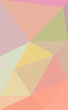 Üçgenler ve degrade origami tarzı oluşur çok renkli pembe, sarı poligonal tasarım deseni.
