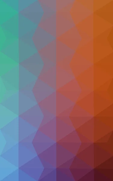 Patrón de diseño poligonal multicolor rojo, verde, que consiste en triángulos y gradiente en estilo origami . — Foto de Stock