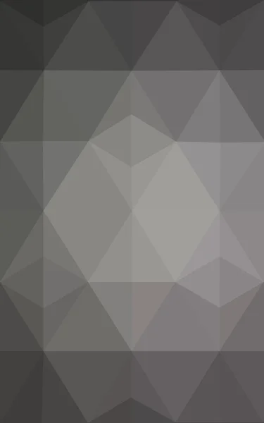 Gray polygonal design pattern, which consist of triangles and gradient in origami style. — Stock Photo, Image