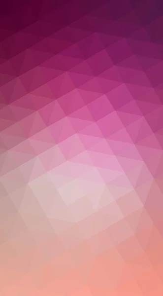 Ilustración de diseño poligonal rosa, que consiste en triángulos y gradiente en estilo origami . — Foto de Stock