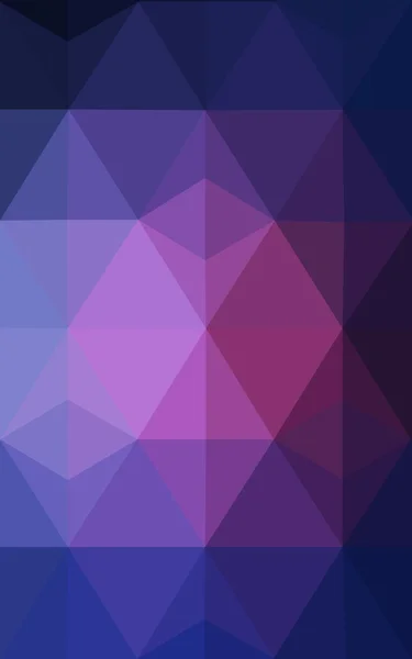 Multicolor rosa escuro, azul padrão de design poligonal, que consistem em triângulos e gradiente no estilo origami . — Fotografia de Stock