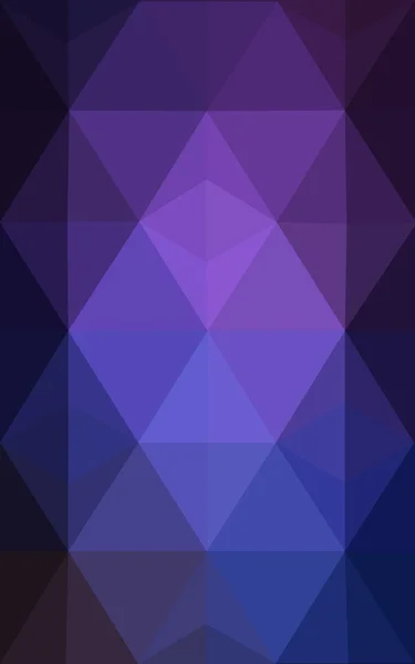Multicolor donker roze, blauwe veelhoekige ontwerppatroon, die bestaan uit driehoeken en verloop in origami stijl. — Stockfoto