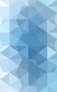 Üçgenler ve degrade origami tarzı oluşur mavi köşeli tasarım deseni.