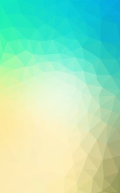 Üçgenler ve degrade origami tarzı oluşur çok renkli yeşil, mavi köşeli tasarım deseni.