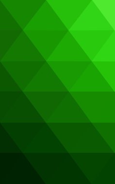 Üçgenler ve degrade origami tarzı oluşur yeşil köşeli tasarım deseni.