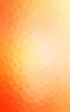 Degrade, arka planda origami stil ve üçgen oluşur turuncu poligonal desen.