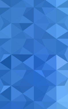 Üçgenler ve degrade origami tarzı oluşur mavi köşeli tasarım deseni.