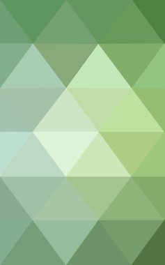 Üçgenler ve degrade origami tarzı oluşur yeşil köşeli tasarım deseni.