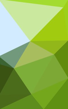 Üçgenler ve degrade origami tarzı oluşur çok renkli yeşil, sarı, turuncu poligonal tasarım deseni.