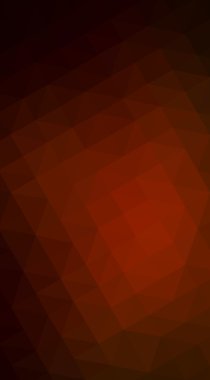 Üçgenler ve degrade origami tarzında oluşan koyu kırmızı köşeli tasarım illüstrasyon.