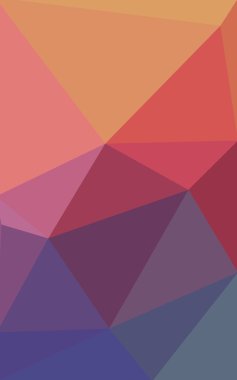 Üçgenler ve degrade origami tarzı oluşur çok renkli pembe, sarı poligonal tasarım deseni.