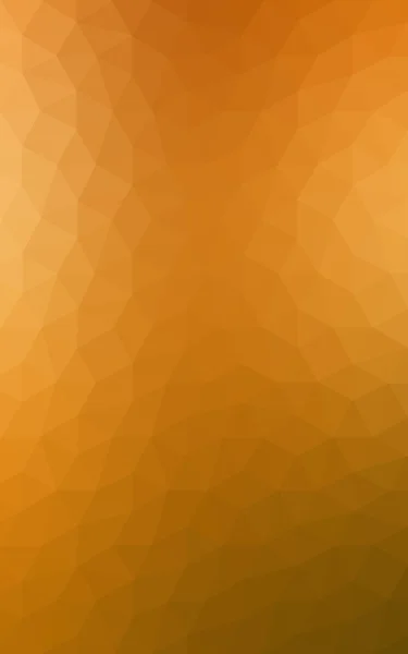 삼각형 및 그라디언트, 배경 종이 접기 스타일에서로 구성 된 오렌지 다각형 패턴. — 스톡 사진
