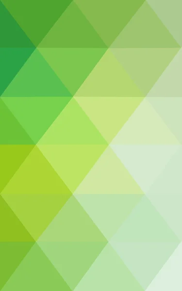 Grüne polygonale Muster, die aus Dreiecken und Gradienten im Origami-Stil bestehen. — Stockfoto
