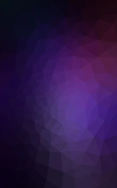 Dark purple polygonal design pattern, which consist of triangles and gradient in origami style. — Stock Photo, Image