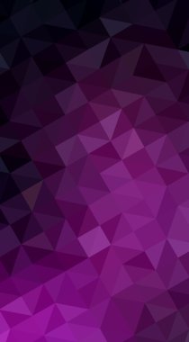 Triang grafiklerden koyu pembe poligonal tasarlamak,