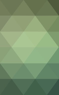 Üçgenler ve degrade origami tarzı oluşur yeşil köşeli tasarım deseni.