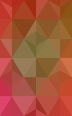 Üçgenler ve degrade origami tarzı oluşur çok renkli kırmızı, sarı, turuncu poligonal tasarım deseni.