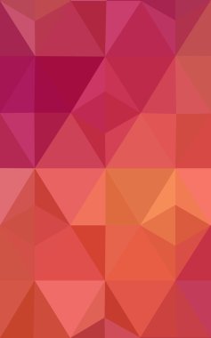 Üçgenler ve degrade origami tarzı oluşur çok renkli kırmızı, sarı, turuncu poligonal tasarım deseni.