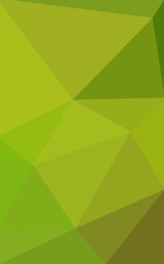 Üçgenler ve degrade origami tarzı oluşur çok renkli yeşil, sarı, turuncu poligonal tasarım deseni.