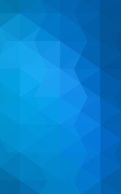 Üçgenler ve degrade origami tarzı oluşur mavi köşeli tasarım deseni.