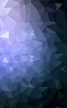 Üçgenler ve degrade origami tarzında oluşan koyu mor kenarlı tasarım deseni.