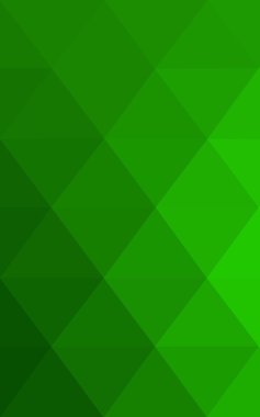 Üçgenler ve degrade origami tarzı oluşur yeşil köşeli tasarım deseni.