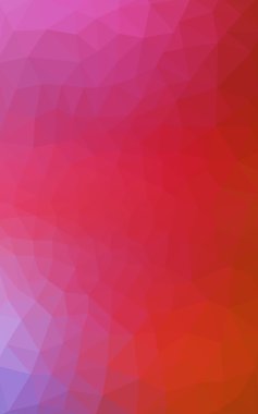 Üçgenler ve degrade origami tarzı oluşur çok renkli mavi, kırmızı kenarlı tasarım deseni.