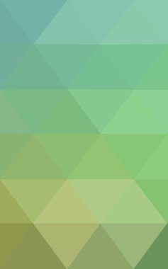 Üçgenler ve degrade origami tarzı oluşur yeşil köşeli tasarım deseni.