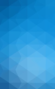 Üçgenler ve degrade origami tarzı oluşur mavi köşeli tasarım deseni.