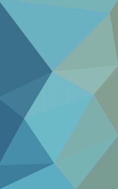 Üçgenler ve degrade origami tarzı oluşur mavi köşeli tasarım deseni.