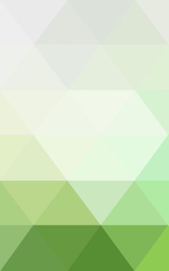 Üçgenler ve degrade origami tarzı oluşur yeşil köşeli tasarım deseni.