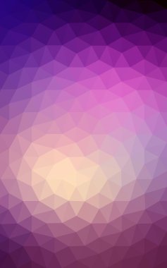 Üçgenler ve degrade origami tarzı oluşur çok renkli mor, pembe poligonal tasarım deseni.