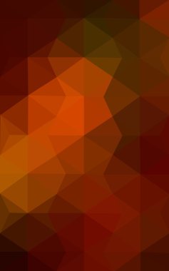 Üçgenler ve degrade origami tarzı oluşur çok renkli koyu kırmızı, yeşil köşeli tasarım deseni.