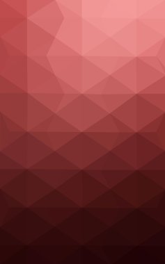 Üçgenler ve degrade origami tarzı oluşur çok renkli pembe, kırmızı, turuncu poligonal tasarım deseni.