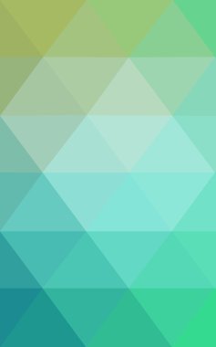 Üçgenler ve degrade origami tarzı oluşur yeşil köşeli tasarım deseni.