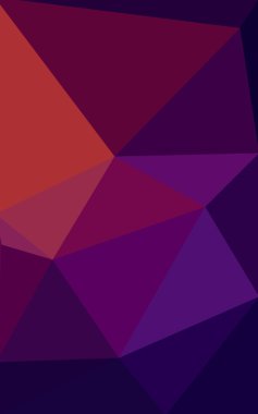 Üçgenler ve degrade origami tarzı oluşur çok renkli koyu pembe, sarı poligonal tasarım deseni.